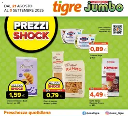 Anteprima dell'opuscolo Volantino Jumbo dal negozio Tigre valido da 21/08/2025
