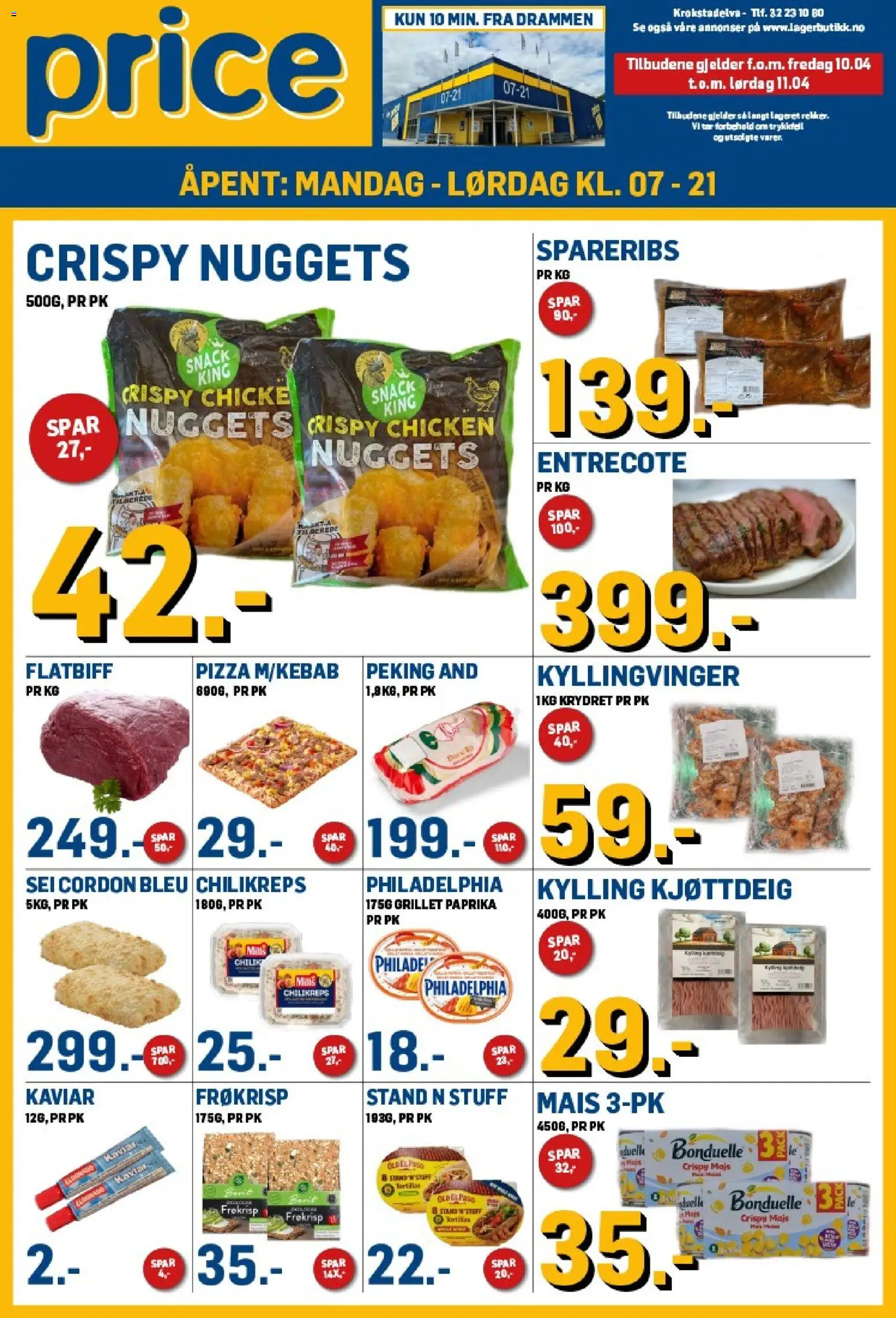 Forhåndsvis Price Lagerbutikk - Kundeavis fra butikk Price Lagerbutikk gyldig fra 10/04/2026