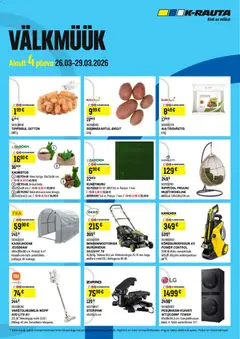 K-Rauta kliendilehe eelvaade alates 26.03.2026