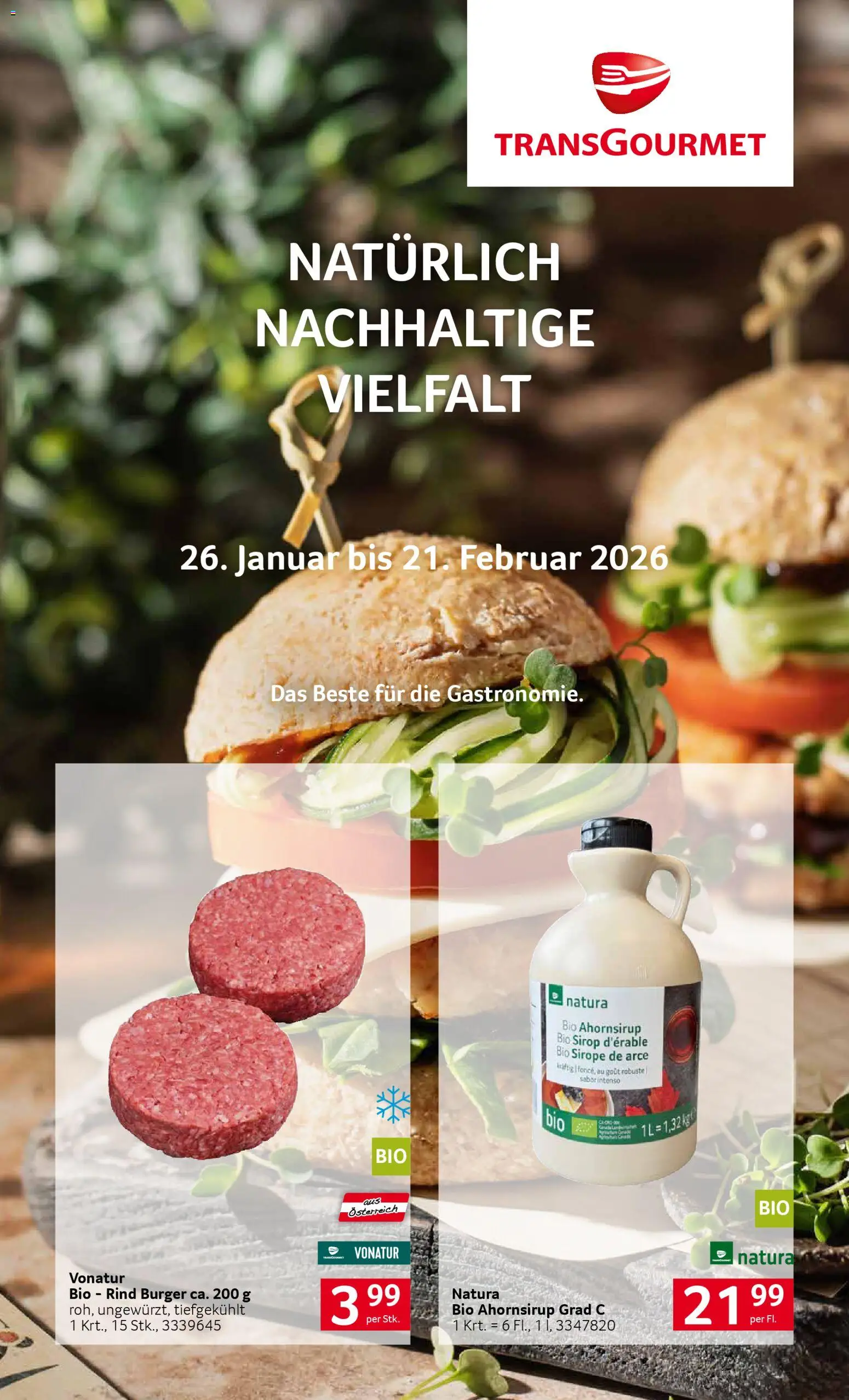 Vorschau der Angebote: Transgourmet Natürlich nachhaltige Vielfalt gültig ab 25.01.2026
