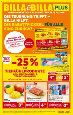 Vorschau der Angebote: Billa Burgenland gültig ab 09.10.2025