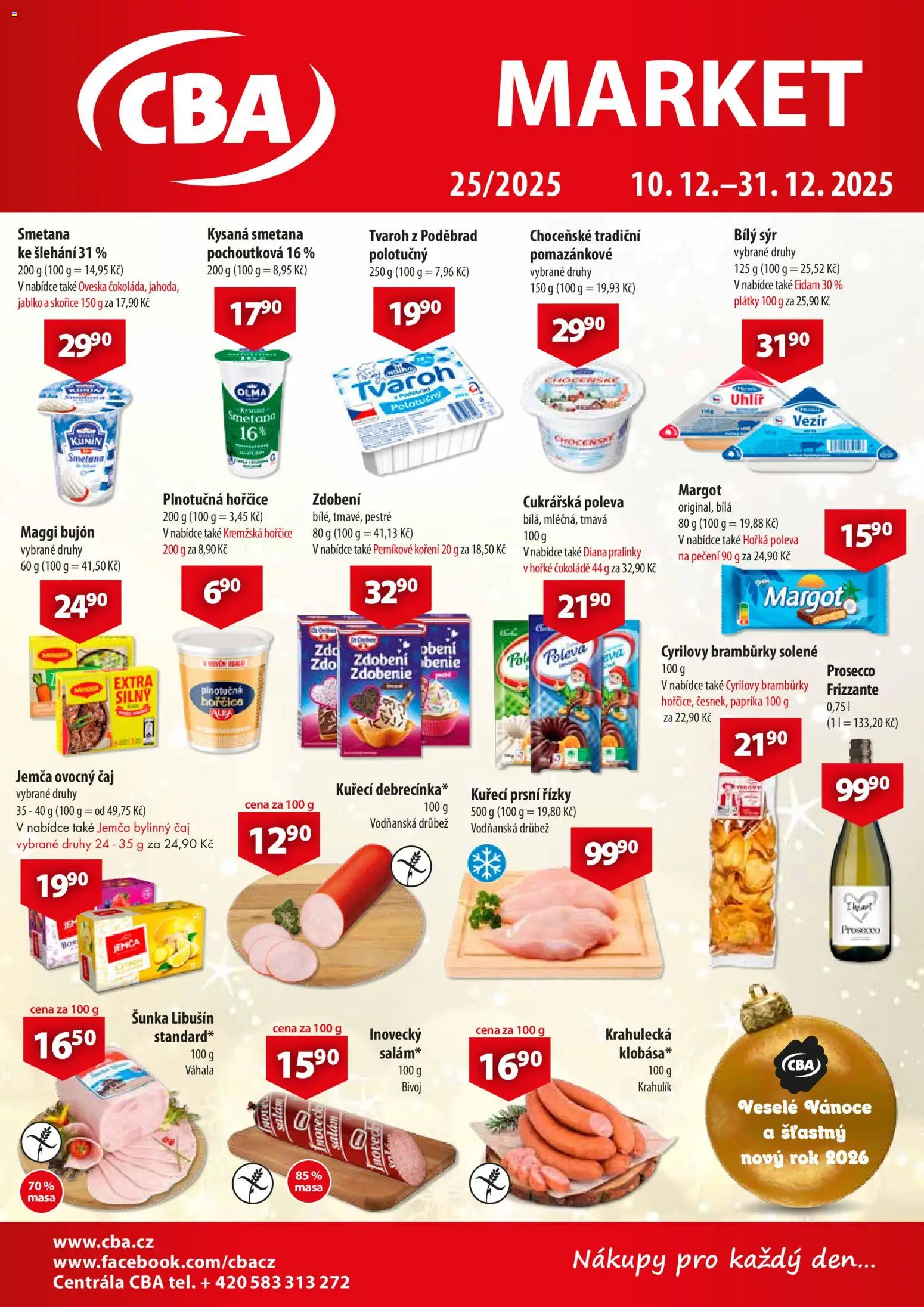 Náhled nabídky: CBA Leták - Market platný od 10.12.2025