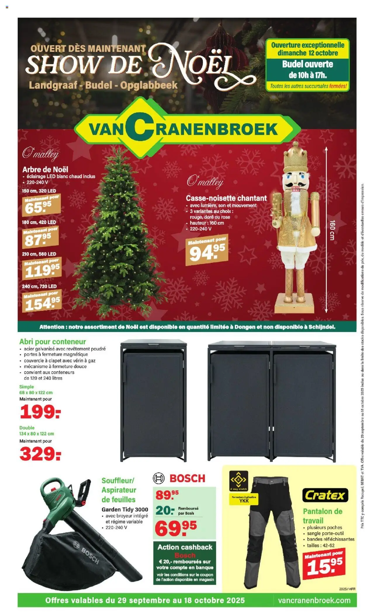 Van Cranenbroek shop Publicité geldig vanaf 29/09/2025 - Paginanummer 1