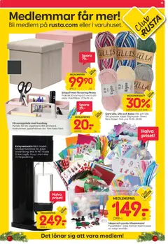 Förhandsgranska reklamblad Aktuella reklamblad Rusta från butik Rusta gäller från 03/11/2025 | Sida : 15