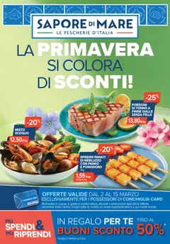 Anteprima dell'opuscolo Sapore di mare volantino dal negozio Sapore di mare valido da 02/03/2026