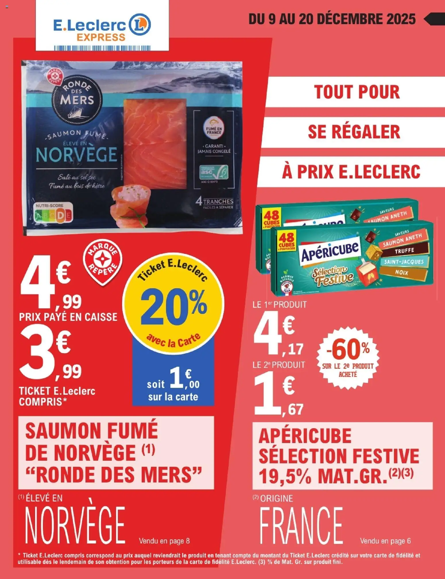 Prévisualisation de Catalogue du magasin E.Leclerc formulaire valide 09/12/2025
