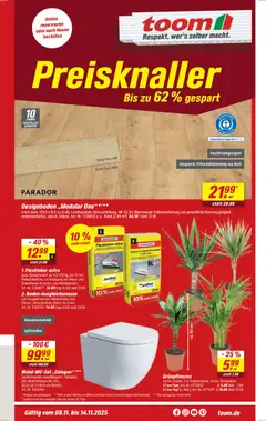 Vorschau von dem Prospekt des Geschäftes Toom Baumarkt, gültig ab dem 08.11.2025