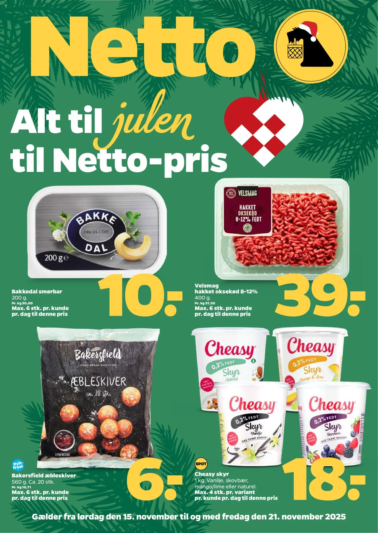 Eksempel på tilbudsavis Tilbudsavis fra butik Netto gyldig fra 15/11/2025