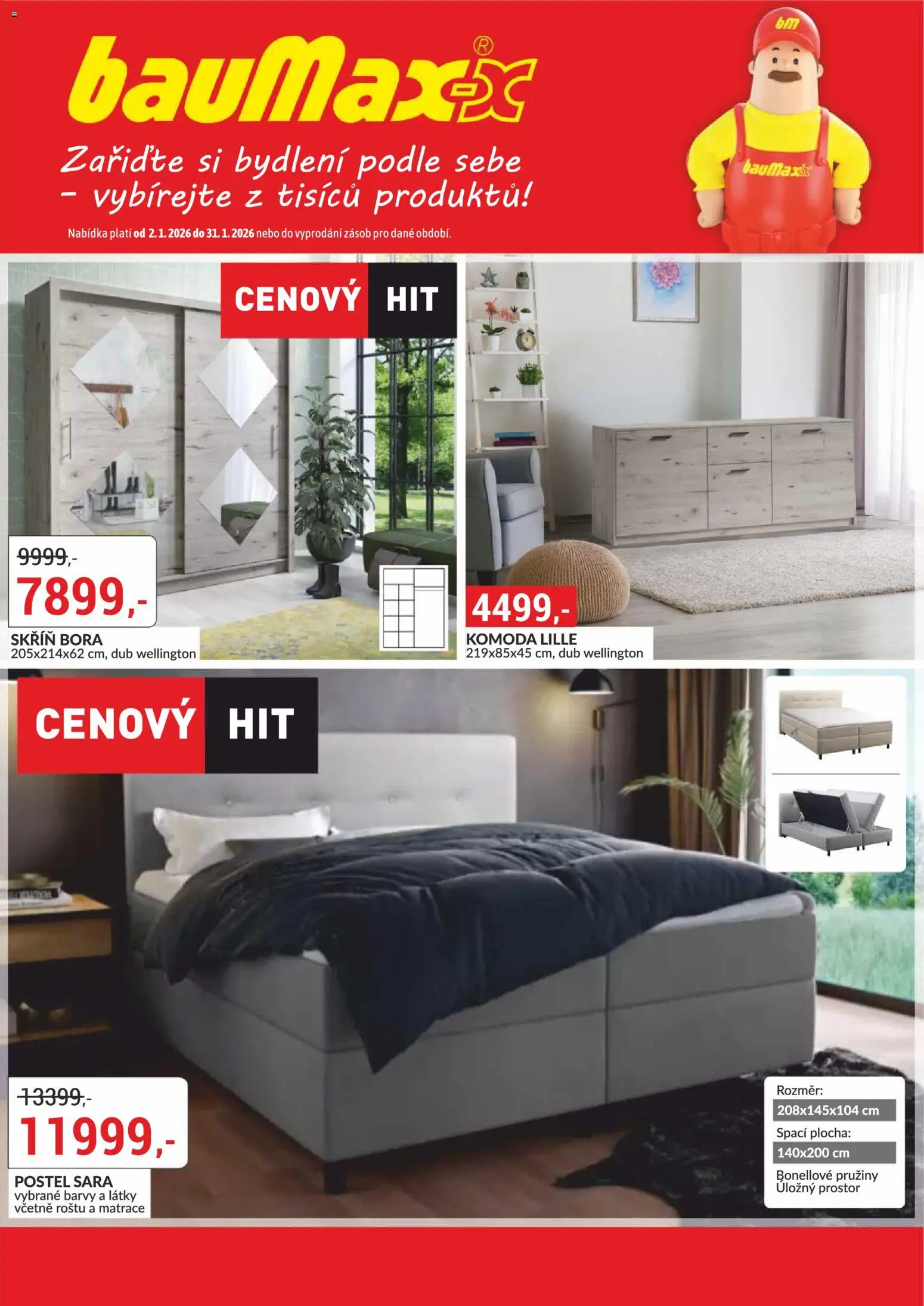 Náhled nabídky: BAUMAX Leták - Zařiďte si bydlení platný od 01.01.2026