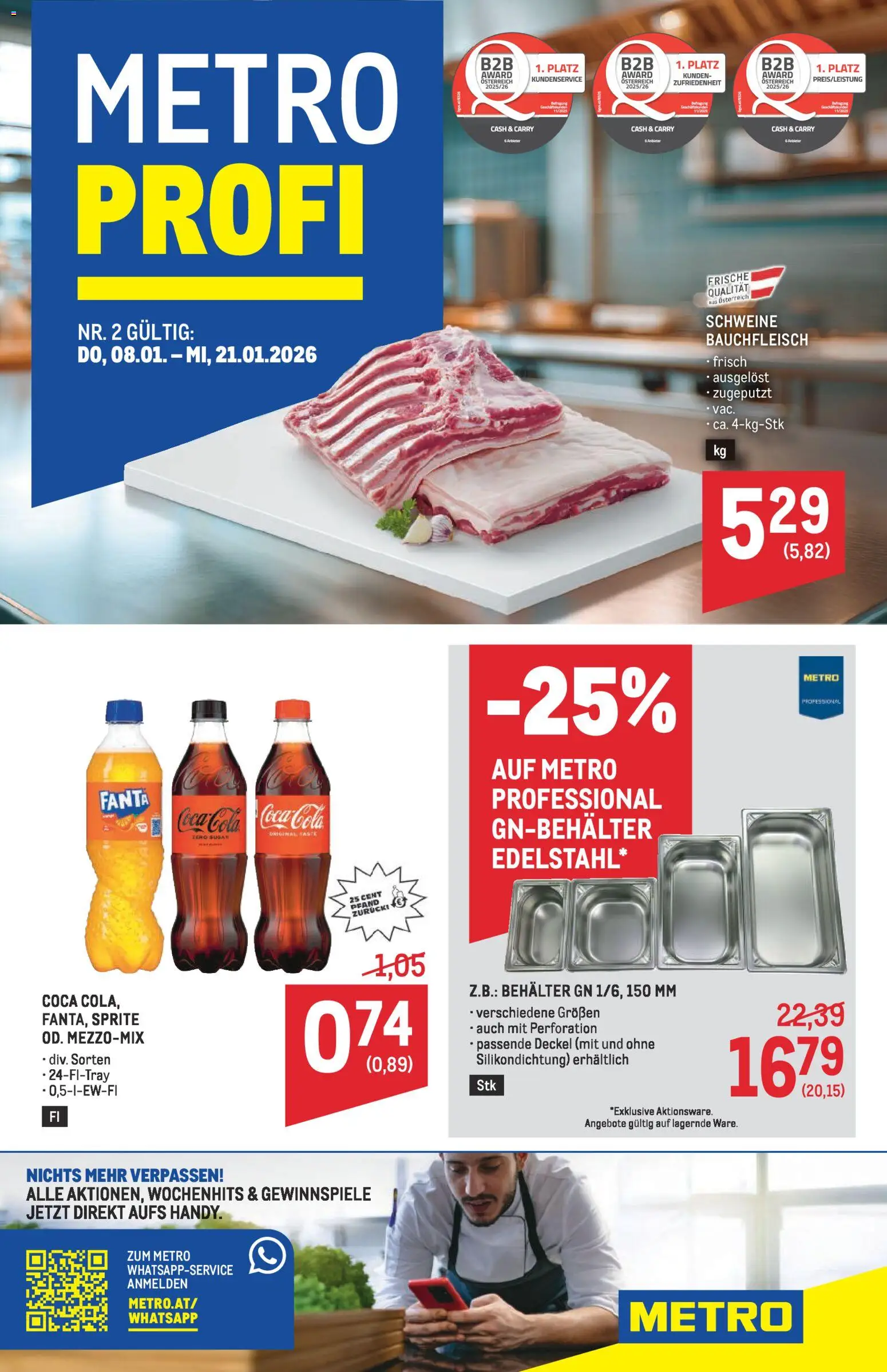 Vorschau der Angebote: Metro Profi gültig ab 08.01.2026
