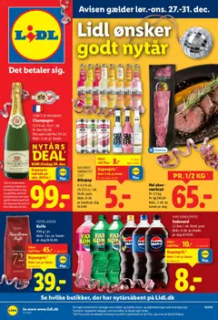 Eksempel på tilbudsavis Tilbudsavis fra butik Lidl gyldig fra 27/12/2025