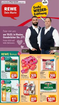 Vorschau von dem Prospekt des Geschäftes Rewe, gültig ab dem 15.03.2026