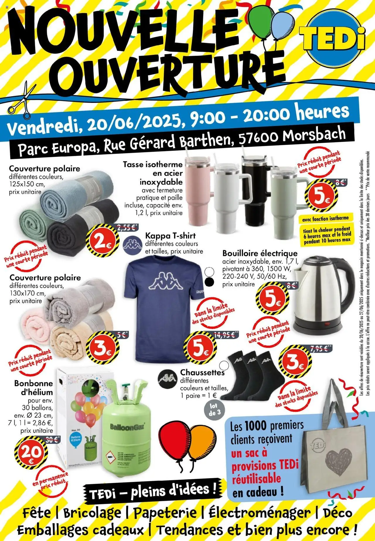 Nouvelle Ouverture de la boutique TEDi valable du 15/06/2025 - Page numéro 1