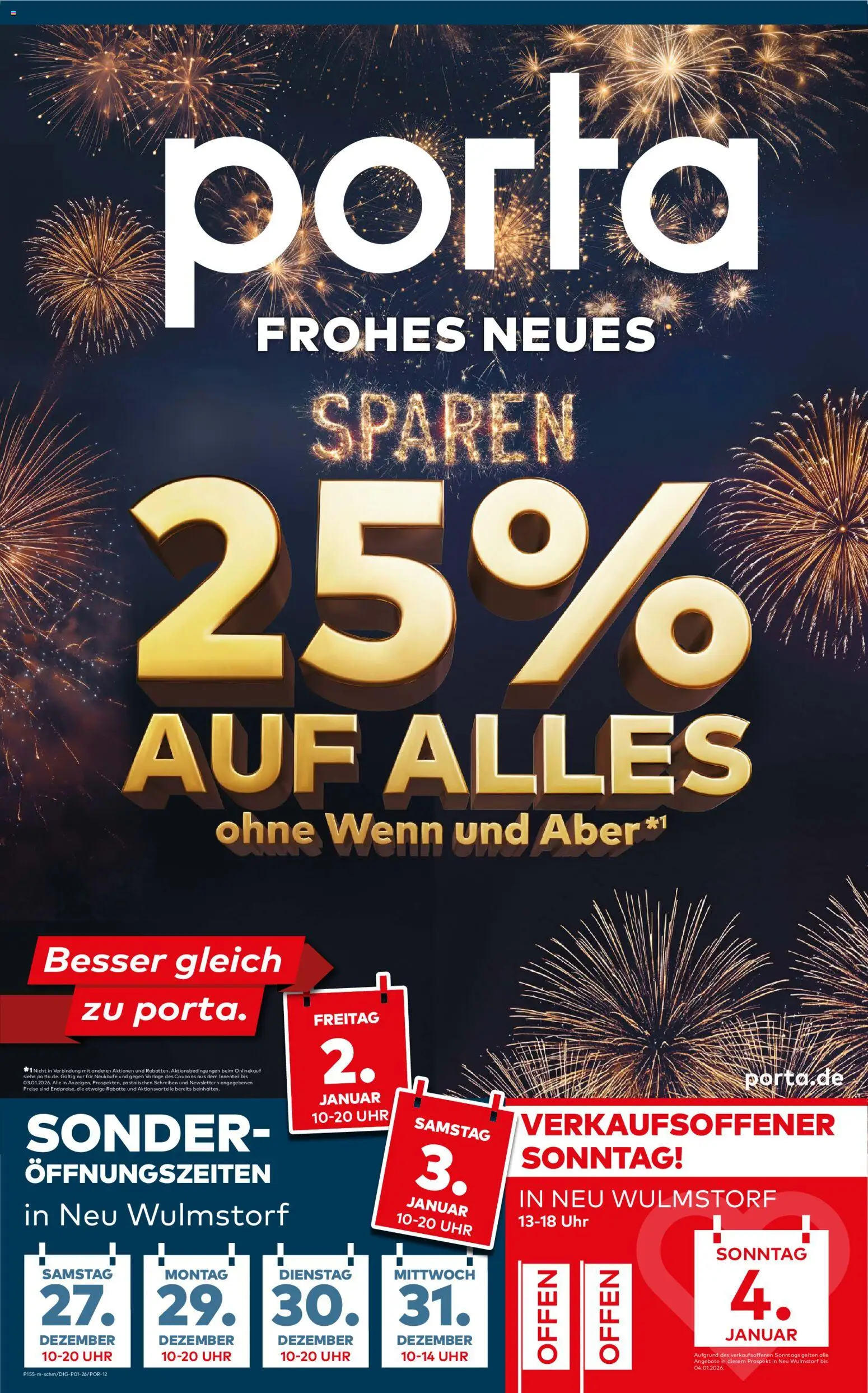 Vorschau von dem Prospekt des Geschäftes Porta!, gültig ab dem 26.12.2025