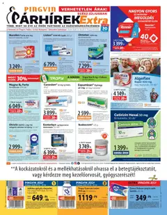 Pingvin Patika - Pingvin Árhírek Extra megtekintése, amely érvényes 2025.07.01.-től