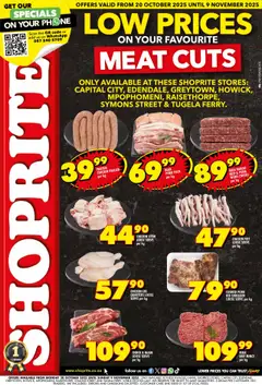 Preview of Shoprite flyer valid from 20/10/2025