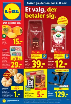Eksempel på tilbudsavis Tilbudsavis fra butik Lidl gyldig fra 02/11/2025