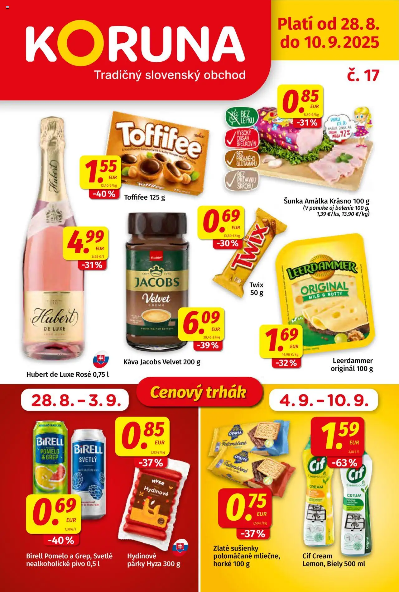 Koruna Leták (28.08. - 10.09.2025) - Akčná ponuka