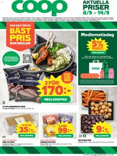 Förhandsgranska reklamblad Knäred från butik Coop gäller från 08/09/2025