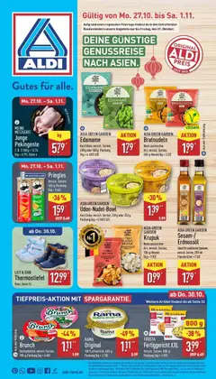 Vorschau von dem Prospekt des Geschäftes Aldi, gültig ab dem 26.10.2025