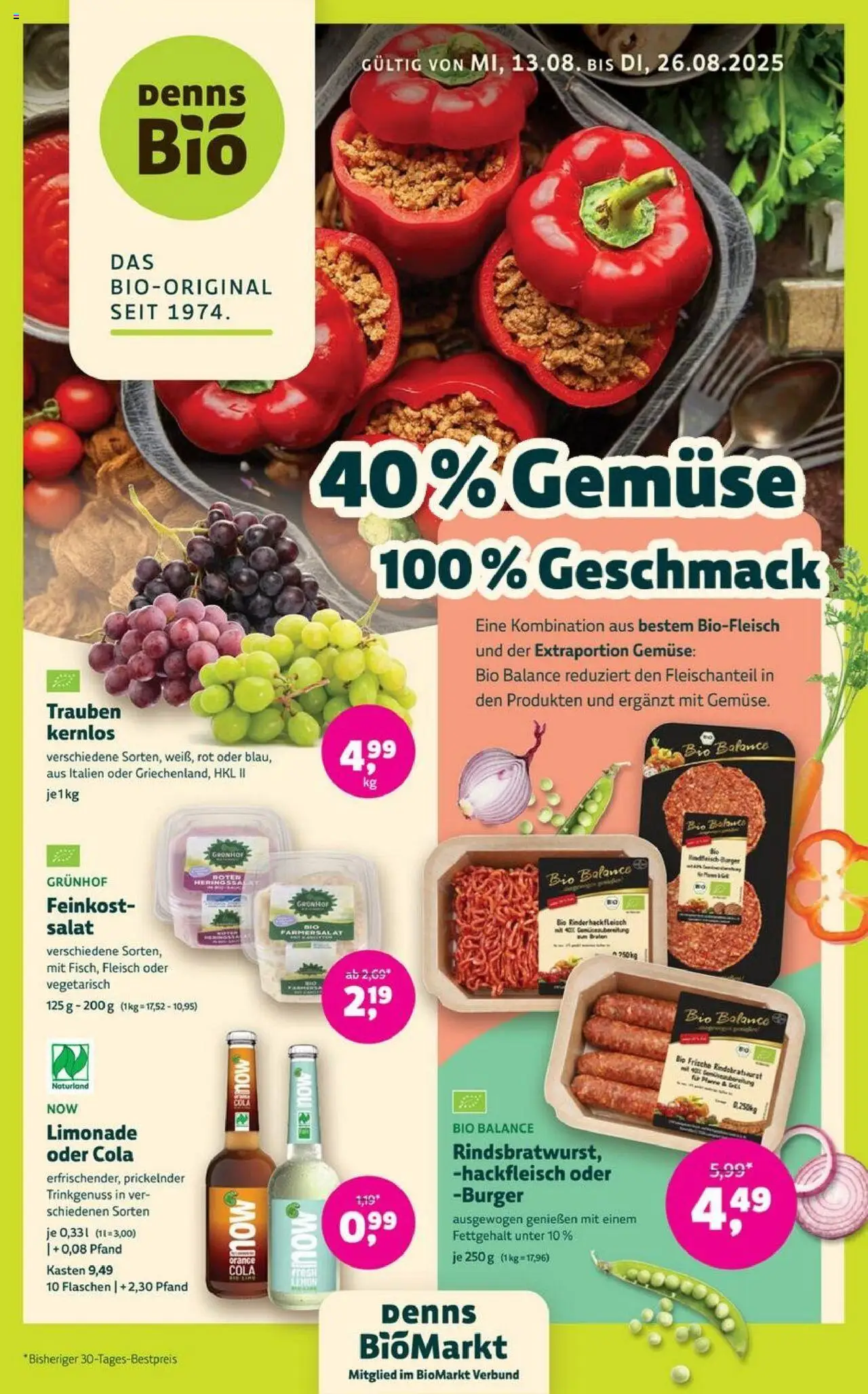 Denns BioMarkt Angebote (vom 13.08.2025 - 26.08.2025)