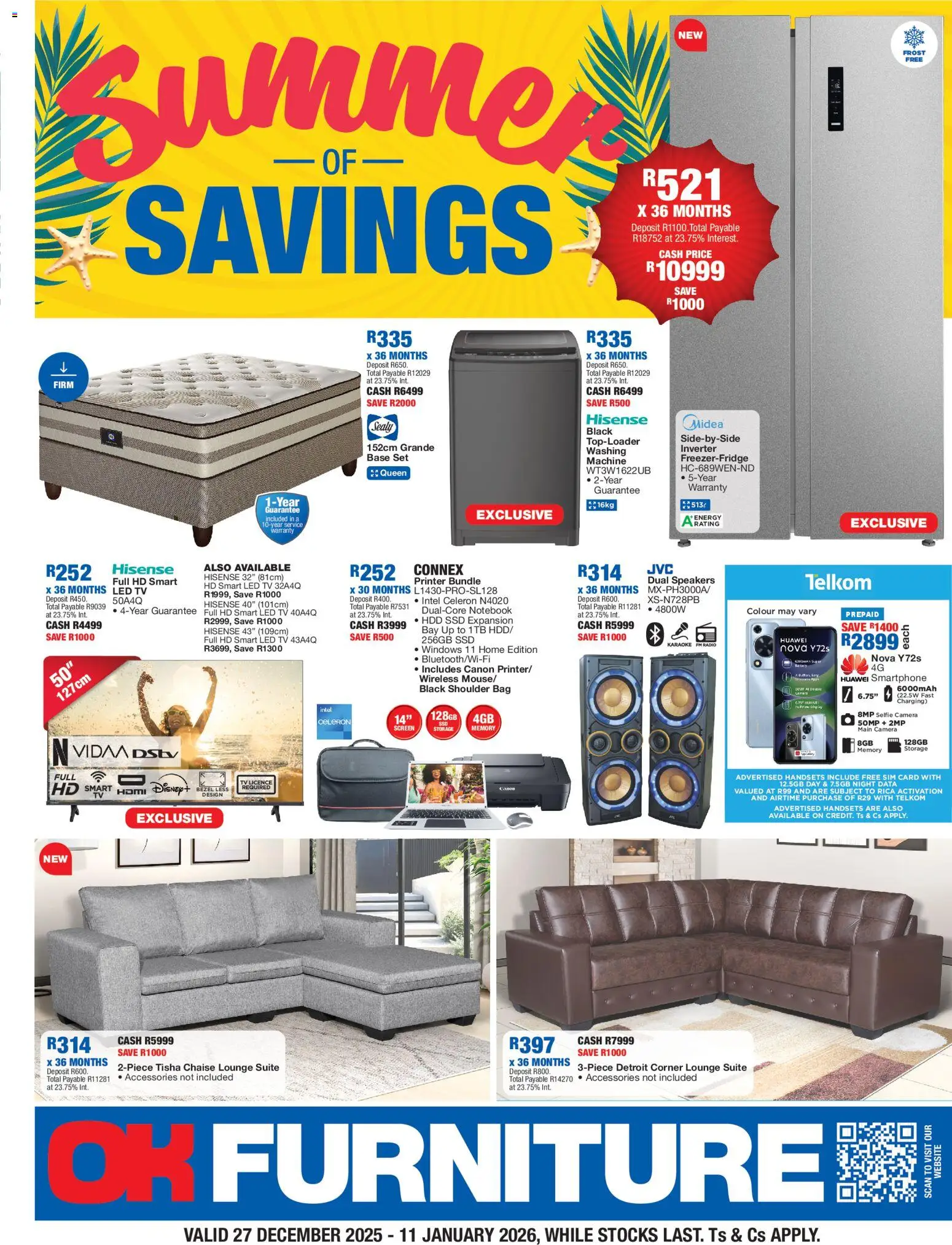 Preview of OK Furniture flyer valid from 27/12/2025