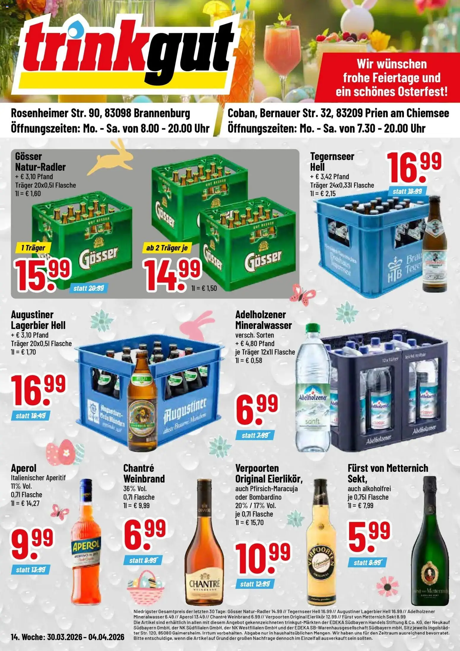 Vorschau von dem Prospekt des Geschäftes Trinkgut, gültig ab dem 30.03.2026