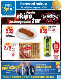 Predogled kataloga iz trgovine Eurospin veljaven od 31.07.2025