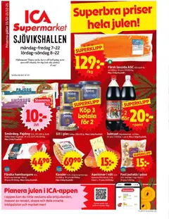 Förhandsgranska reklamblad Stockholm Globen från butik ICA Supermarket gäller från 15/12/2025