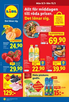 Förhandsgranska reklamblad Lidl erbjudanden från butik Lidl gäller från 09/03/2026