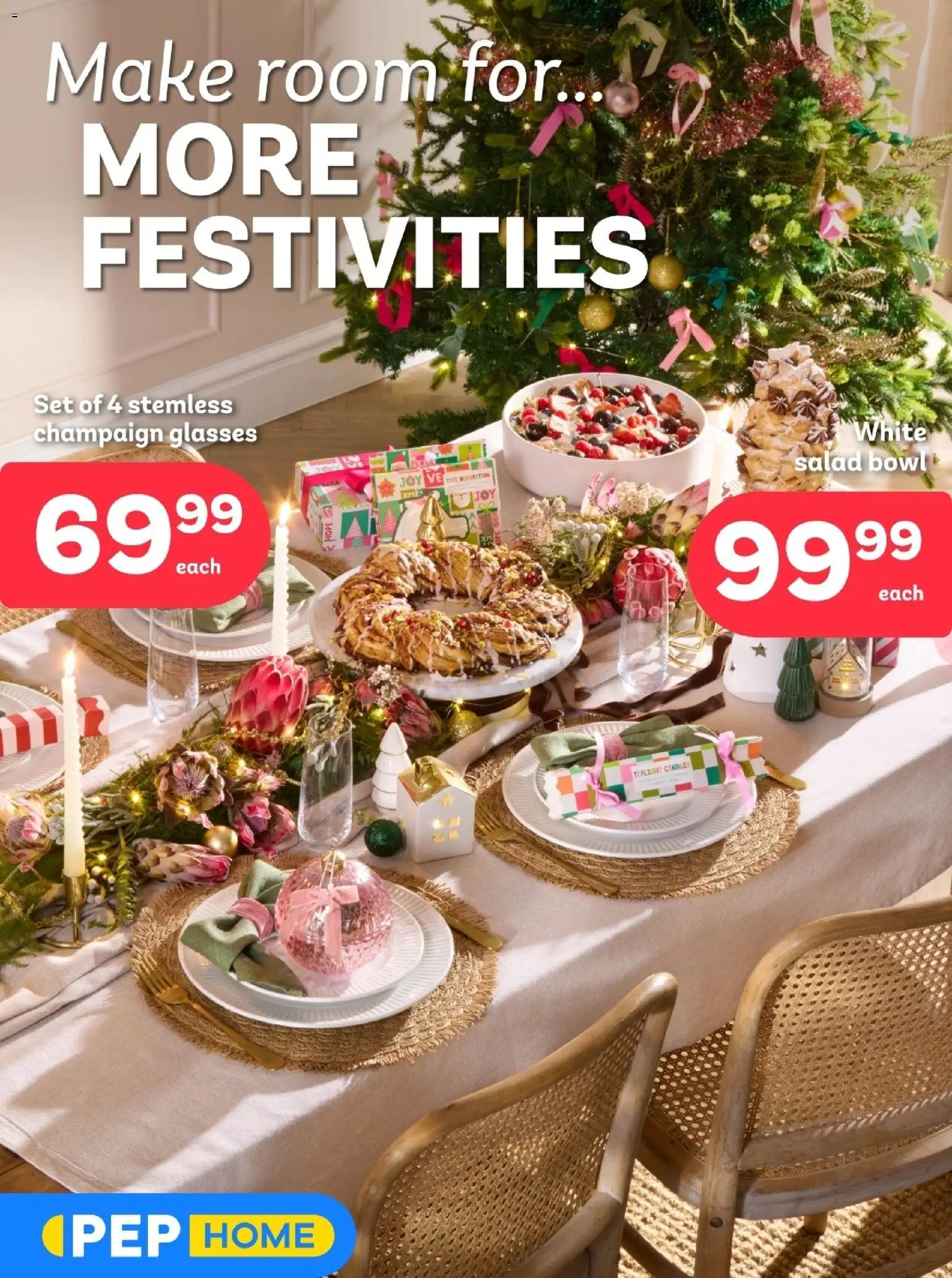 PEP Stores Home Catalogue from 24/10 - 26/11/2025 > Promotions