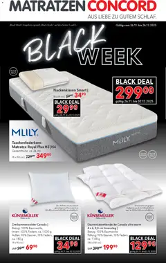 Vorschau der Angebote: Matratzen Concord Black Friday gültig ab 26.11.2025