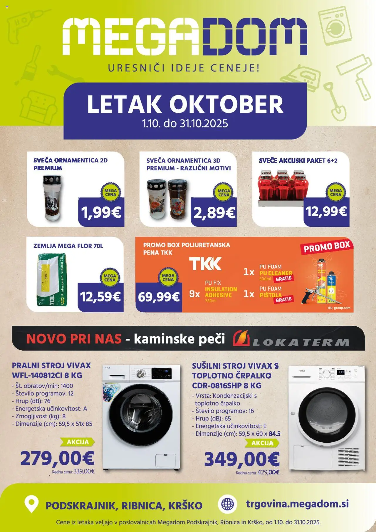 Megadom Katalog od 01.10.2025 - aktualna ponudba - stran 1