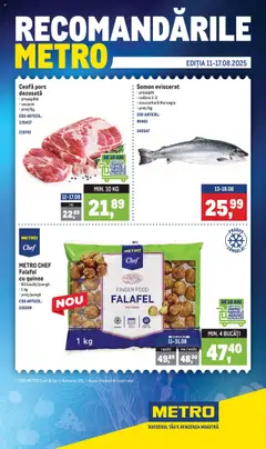 Previzualizarea de cataloage: Metro Catalog - Recomandările valabil de la 11.08.2025