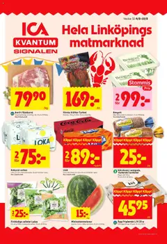 Förhandsgranska reklamblad Linköping från butik ICA Kvantum gäller från 04/08/2025