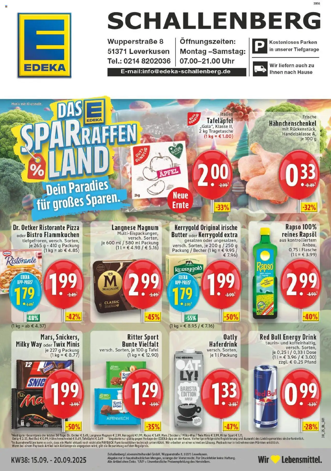 EDEKA Prospekt ab 14.09.2025 - Prospekt Leverkusen-Rheindorf Online
