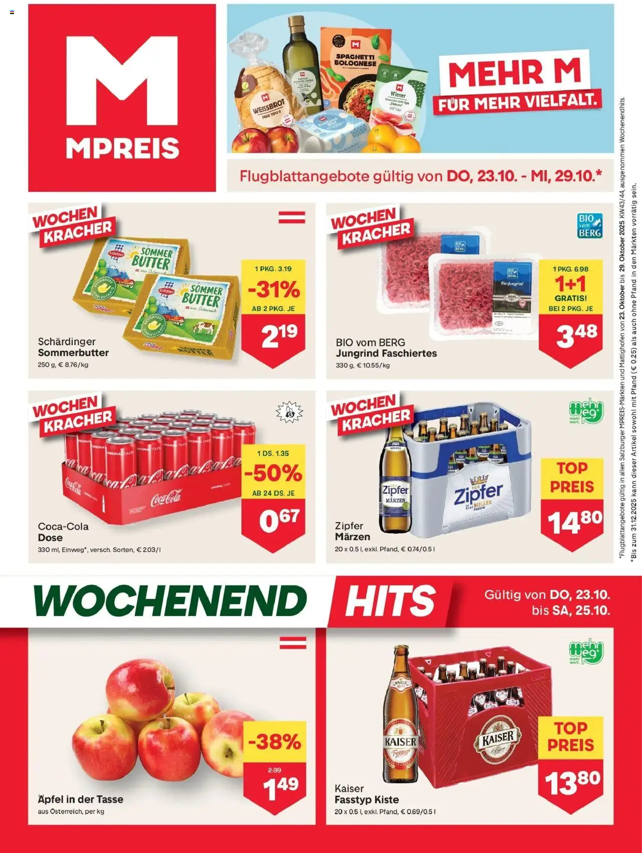  MPREIS Altenmarkt ab (22.10.2025 - 29.10.2025) - Seite 1