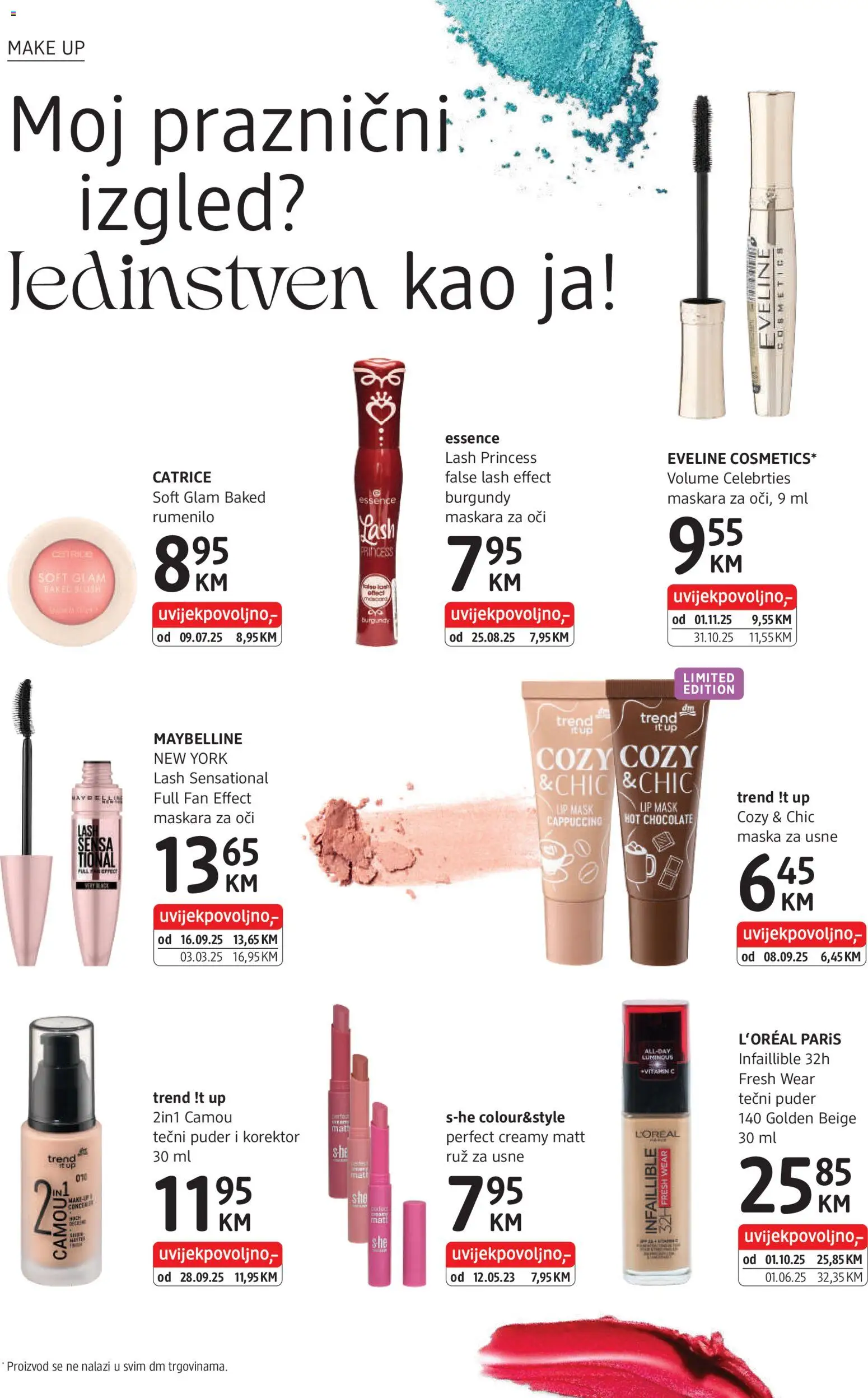 Pregled letka Katalog trgovine DM Drogerie vrijedi od 2025.12.01