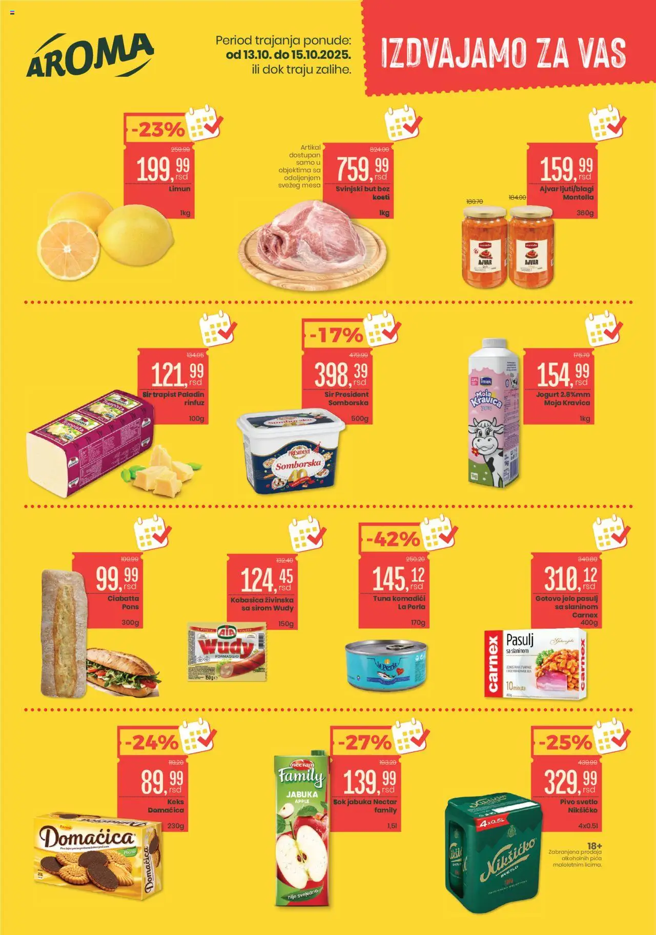 Aroma Market katalog važi od 13.10.2025 - stranica 1