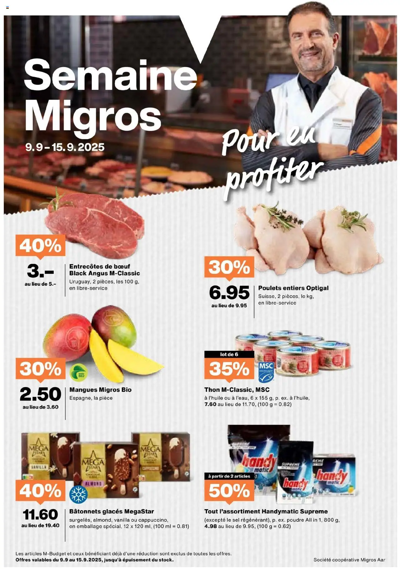 Migros Aktionen FR ab 09.09.2025 - Seitennummer 1