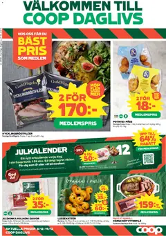 Förhandsgranska reklamblad Aktuella reklamblad Coop Forum från butik Coop Forum gäller från 08/12/2025