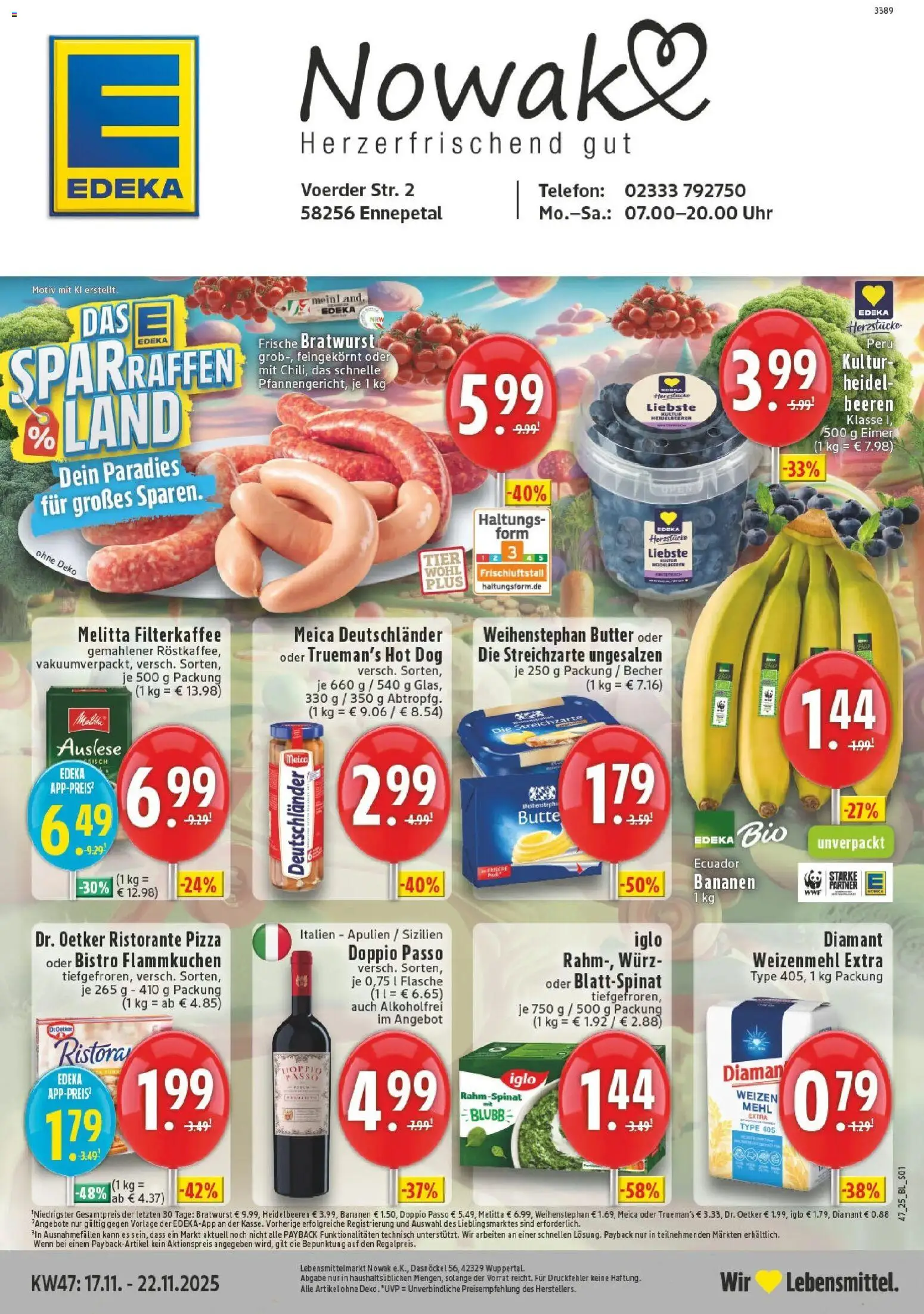 Vorschau von dem Prospekt des Geschäftes Edeka, gültig ab dem 17.11.2025