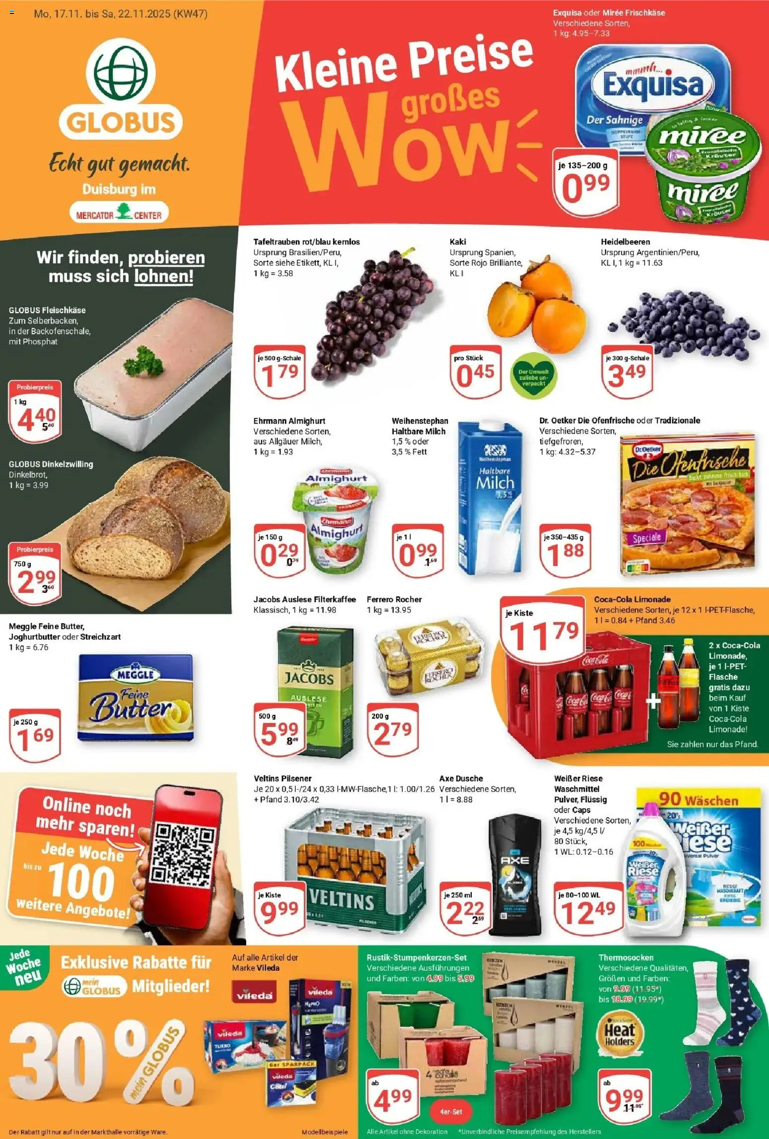 Vorschau von dem Prospekt des Geschäftes Globus, gültig ab dem 17.11.2025