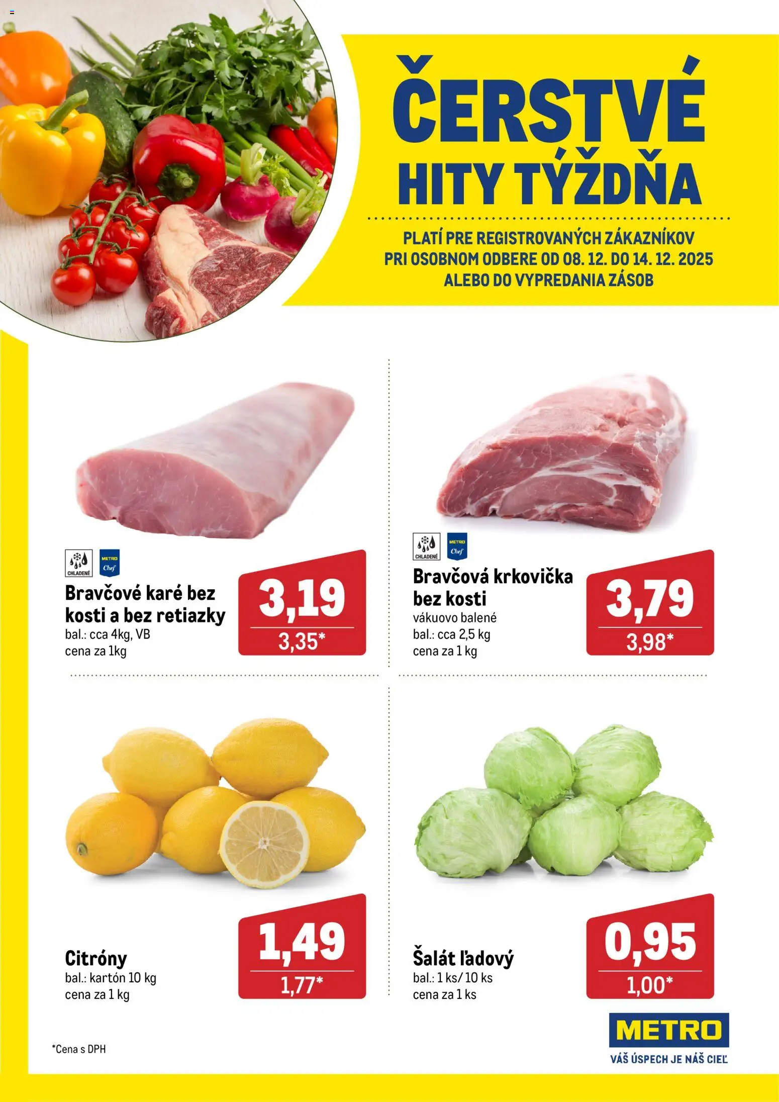 Náhľad Metro letáku platného od 08.12.2025