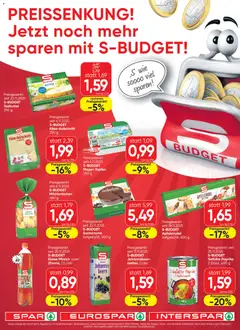 Vorschau der Angebote: Spar Kärnten Preissenkung gültig ab 26.11.2025