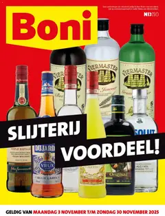 Voorbeeld van Slijterij folder van winkel Boni geldig vanaf 03-11-2025