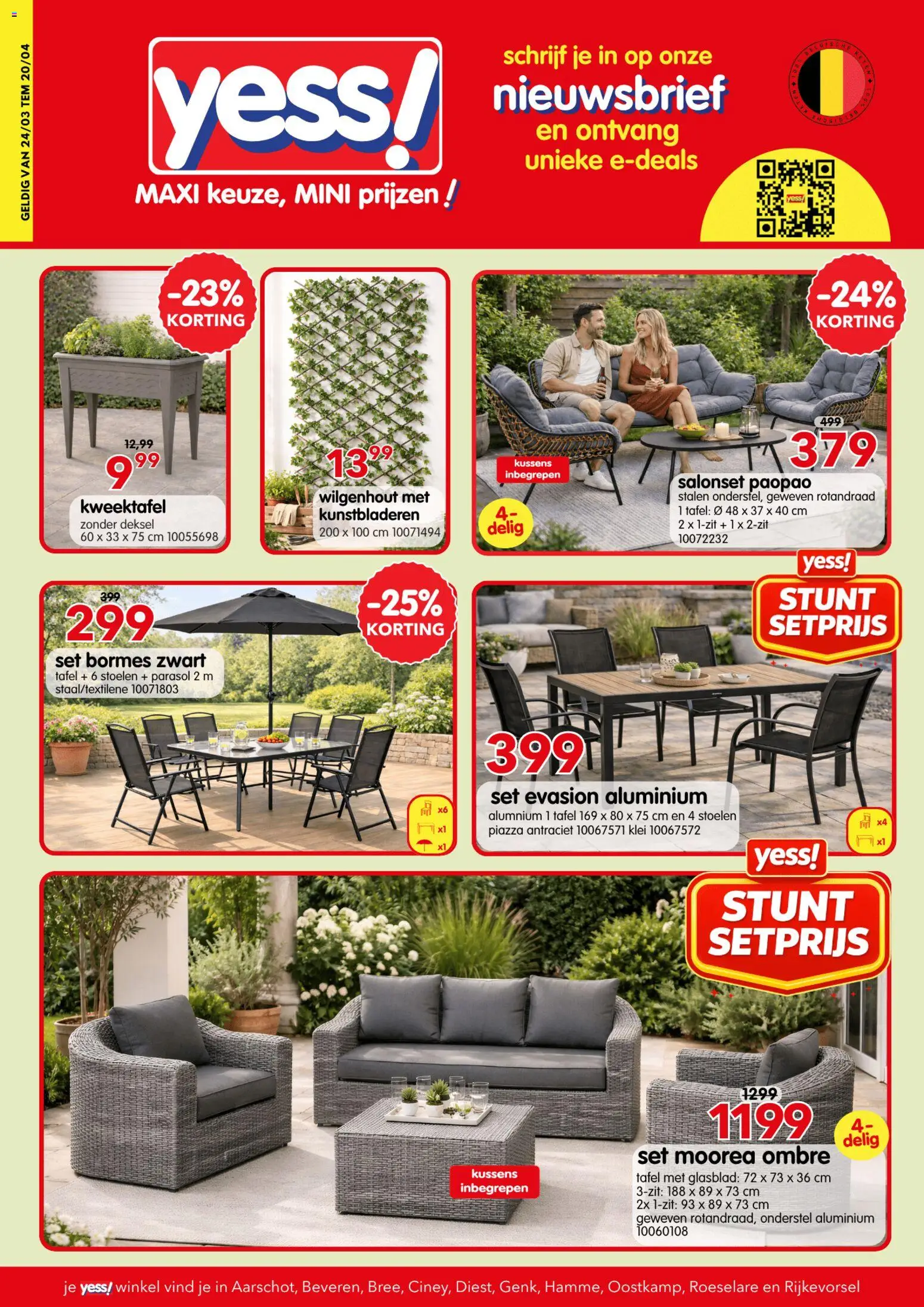 Voorbeeld van yess! Folder / Publicité van winkel yess! geldig vanaf 24/03/2026