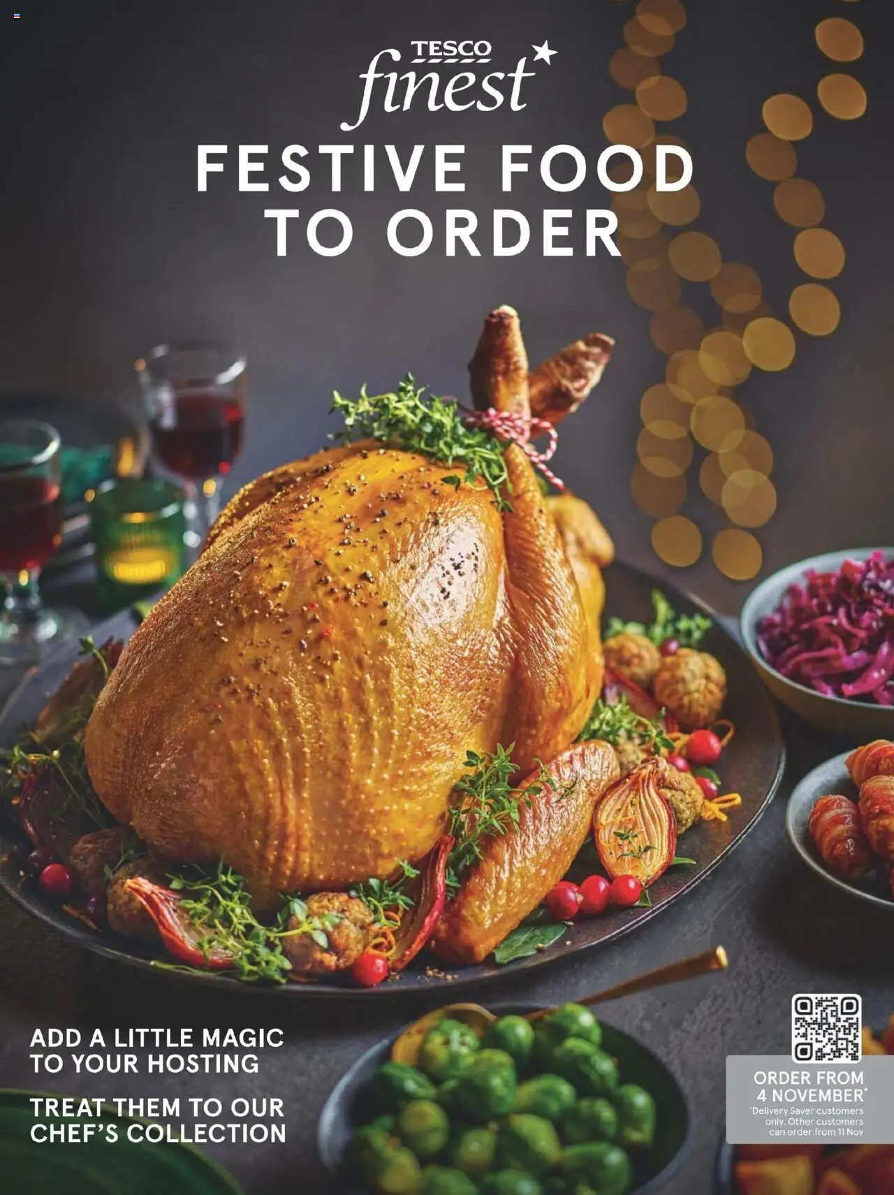 Tesco shop Festive Food to Order brochure 2025 valid from 01/10/2025 - Page number 1
