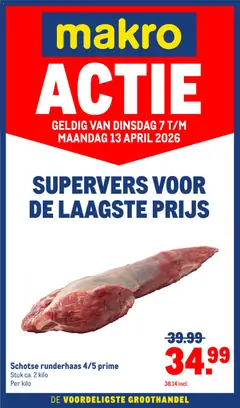 Voorbeeld van Makro folder - Versdeals van winkel Makro geldig vanaf 07-04-2026