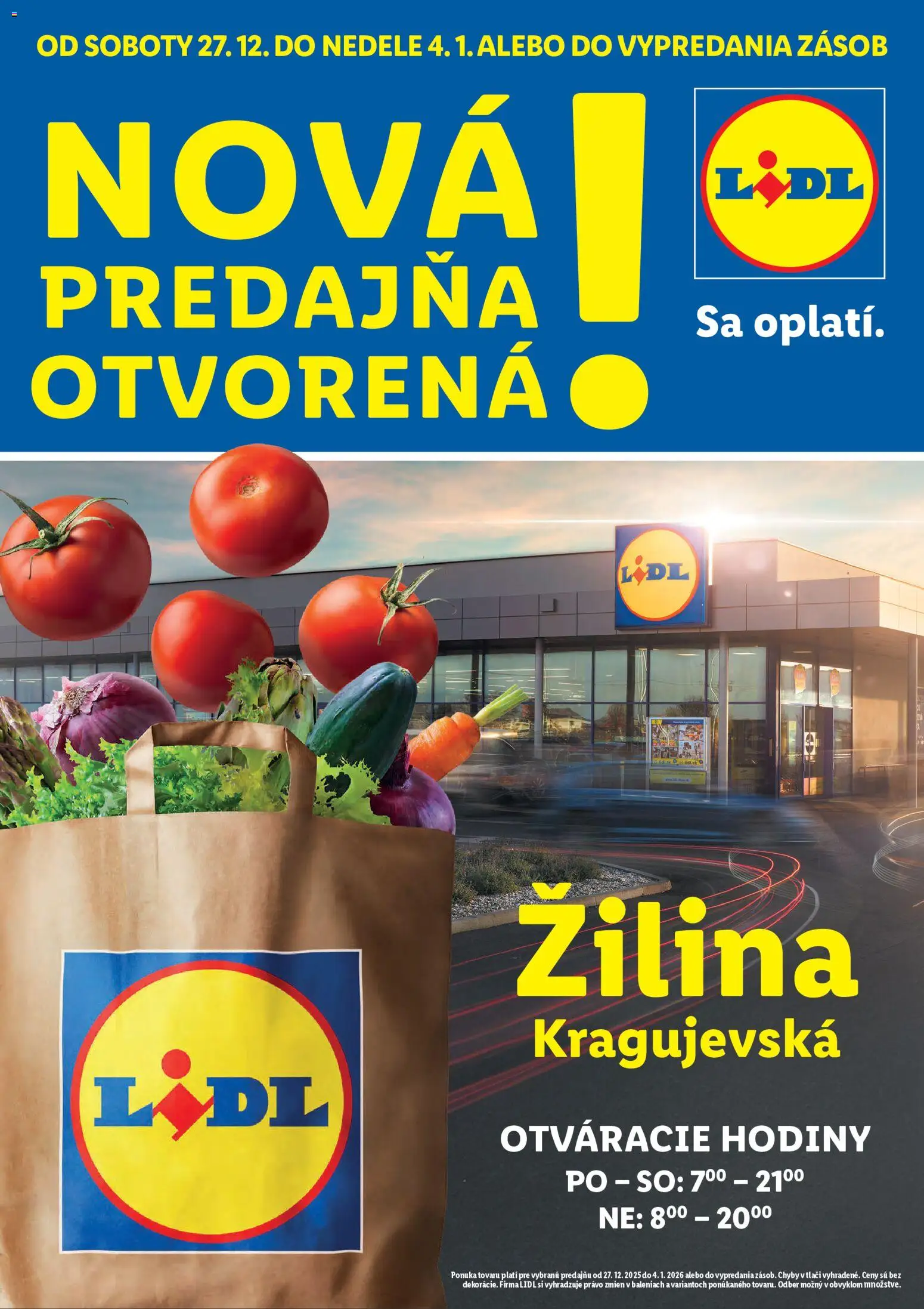 Náhľad Lidl letáku platného od 27.12.2025